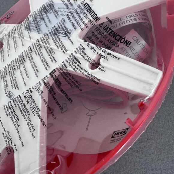 IKEA DROMMINGE Balloon Wall Lamp Red Kids Room Light Night 003.479.11 400lm - Picture 6 of 6